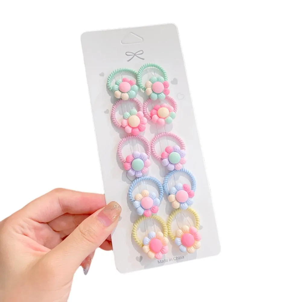 10Pcs Baby Hair Rope  Fruit Children hair accessories Headdresses Banana Strawberry