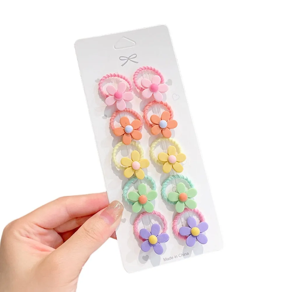 10Pcs Baby Hair Rope  Fruit Children hair accessories Headdresses Banana Strawberry