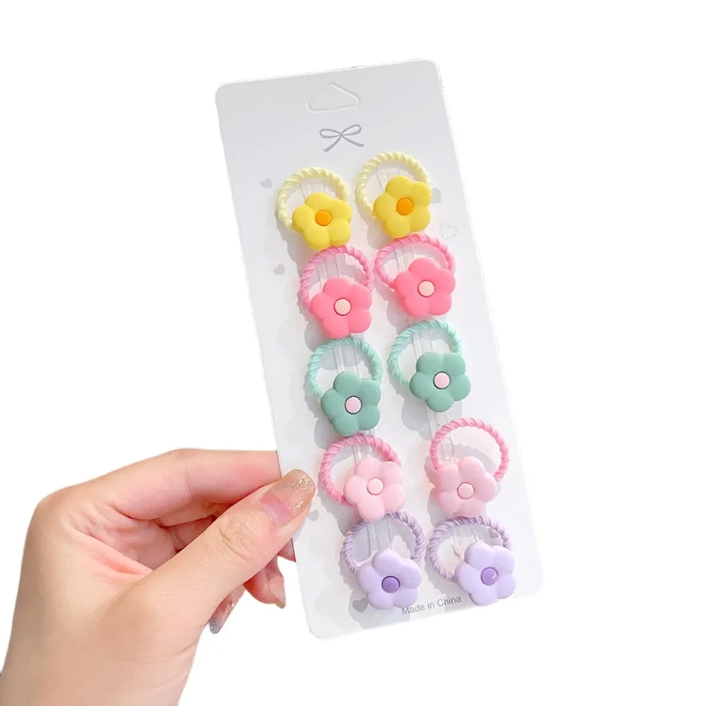 10Pcs Baby Hair Rope  Fruit Children hair accessories Headdresses Banana Strawberry