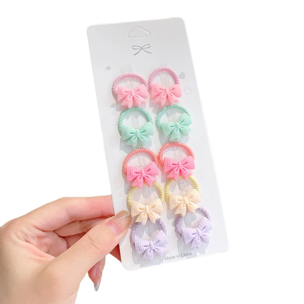 10Pcs Baby Hair Rope  Fruit Children hair accessories Headdresses Banana Strawberry