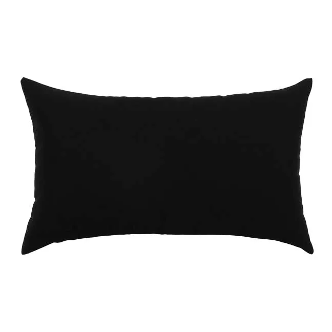 12" x 20" Elaine Smith Pillow  Canvas Black