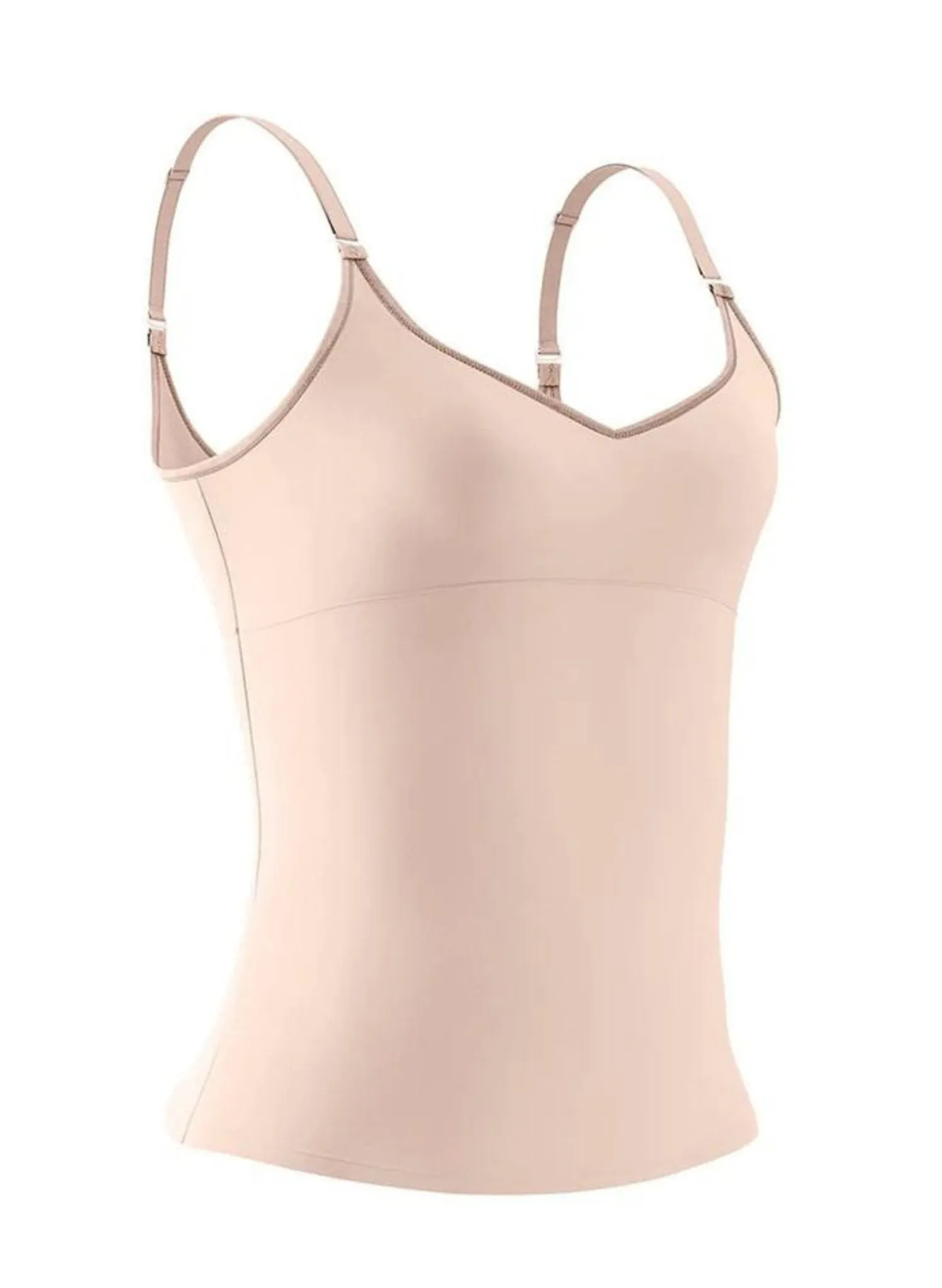 2-Way Moderate Shaper Tank - Nude