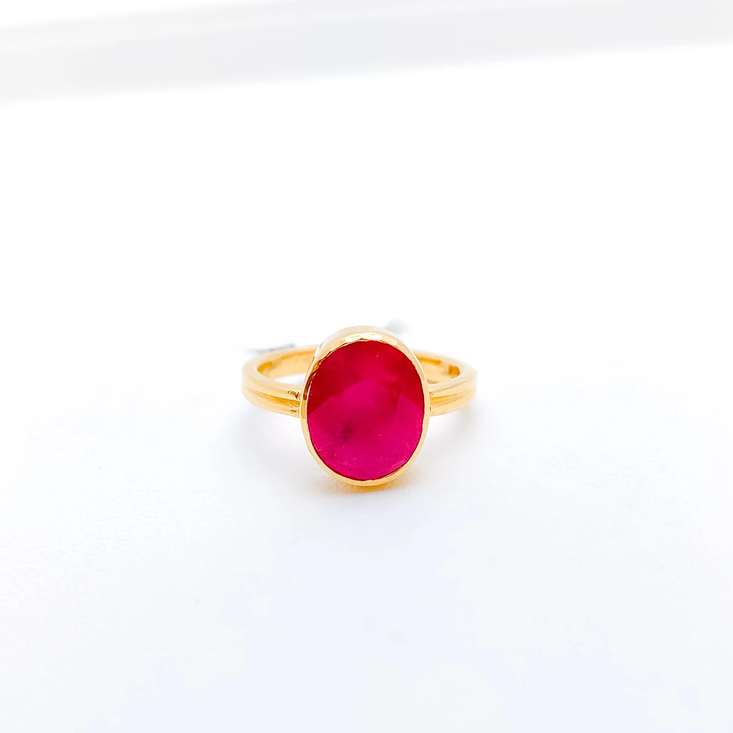 4.1ct Classic Four-Prong Ruby Ring