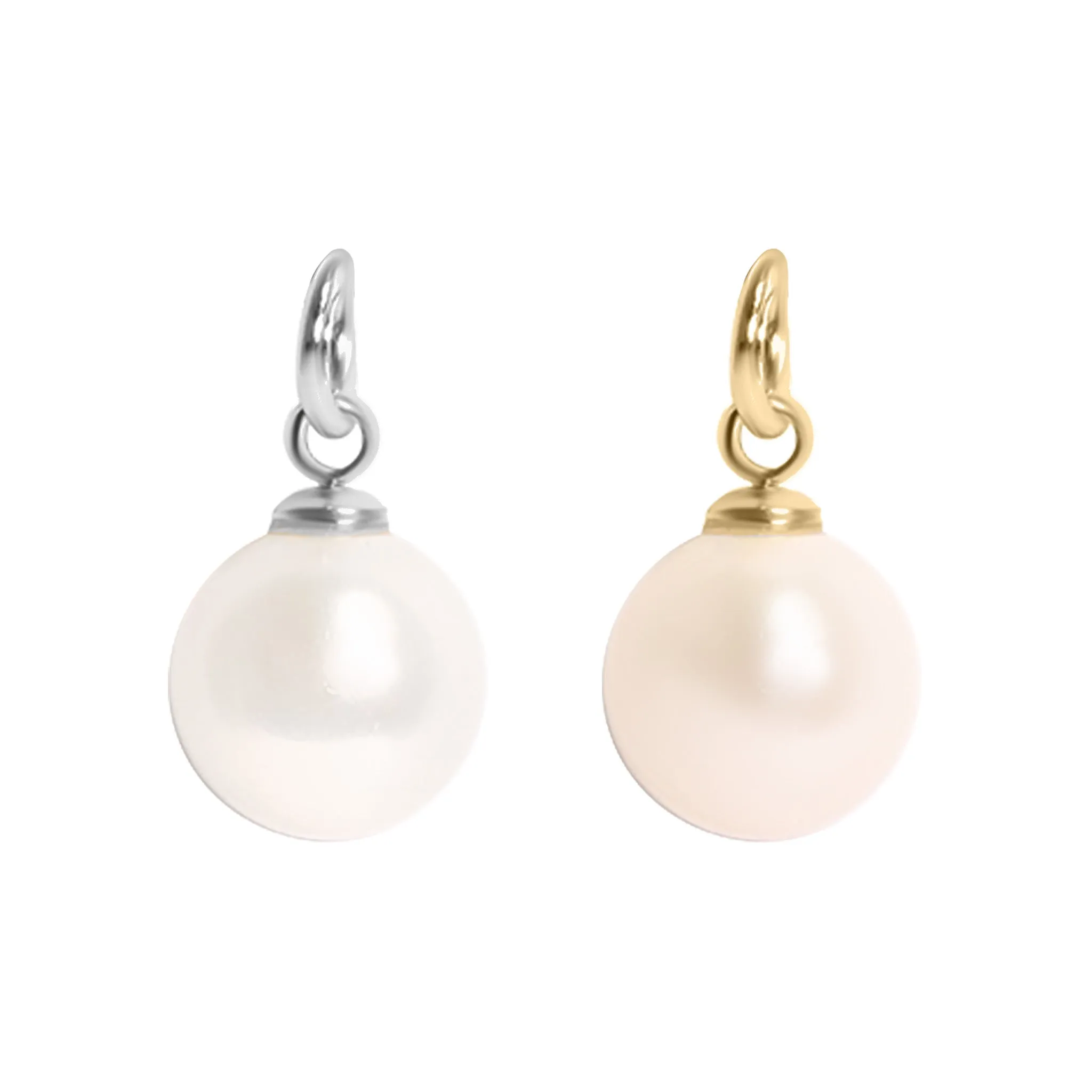 8mm Glass Pearl Charms / SBB0340