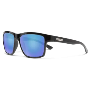 A-Team Black/Polarized Blue Mirror