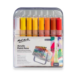 Acrylic Paint Pens in Case Broad Tip Signature 48pc