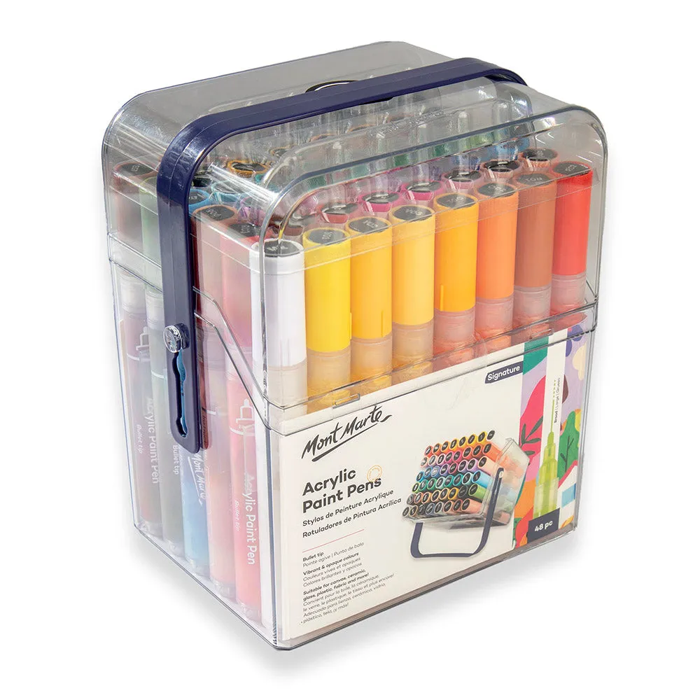 Acrylic Paint Pens in Case Broad Tip Signature 48pc