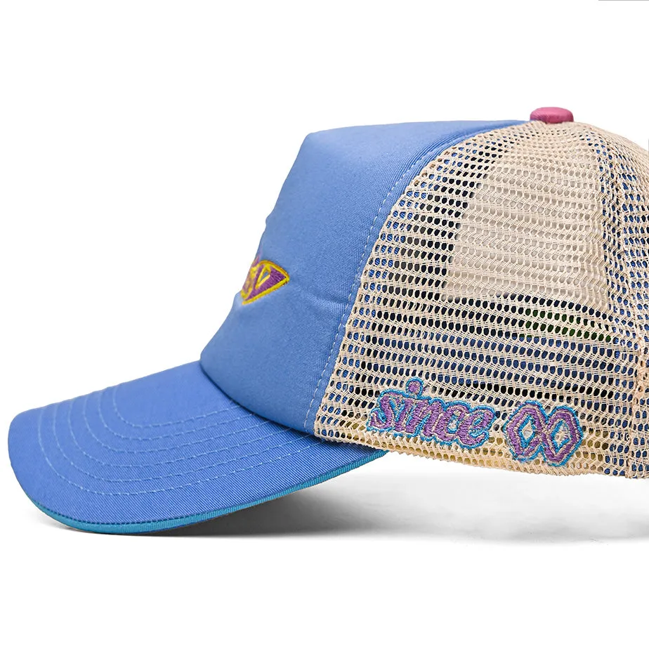 AGLXY x NINDITO Trucker Hat - Arctic Blue