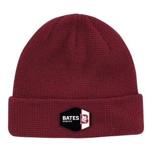 Ahead, Bates Branded Waffle Knit Beanie