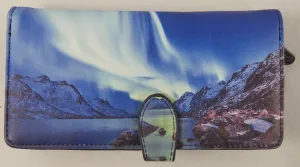 Aurora Borealis Large Ladies Wallet