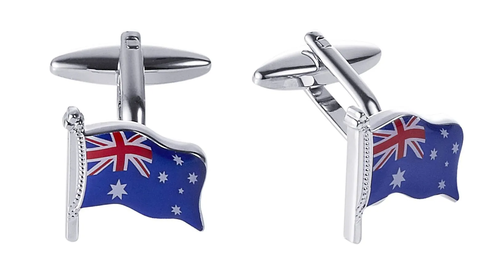 Australian Flag Wave Cufflinks