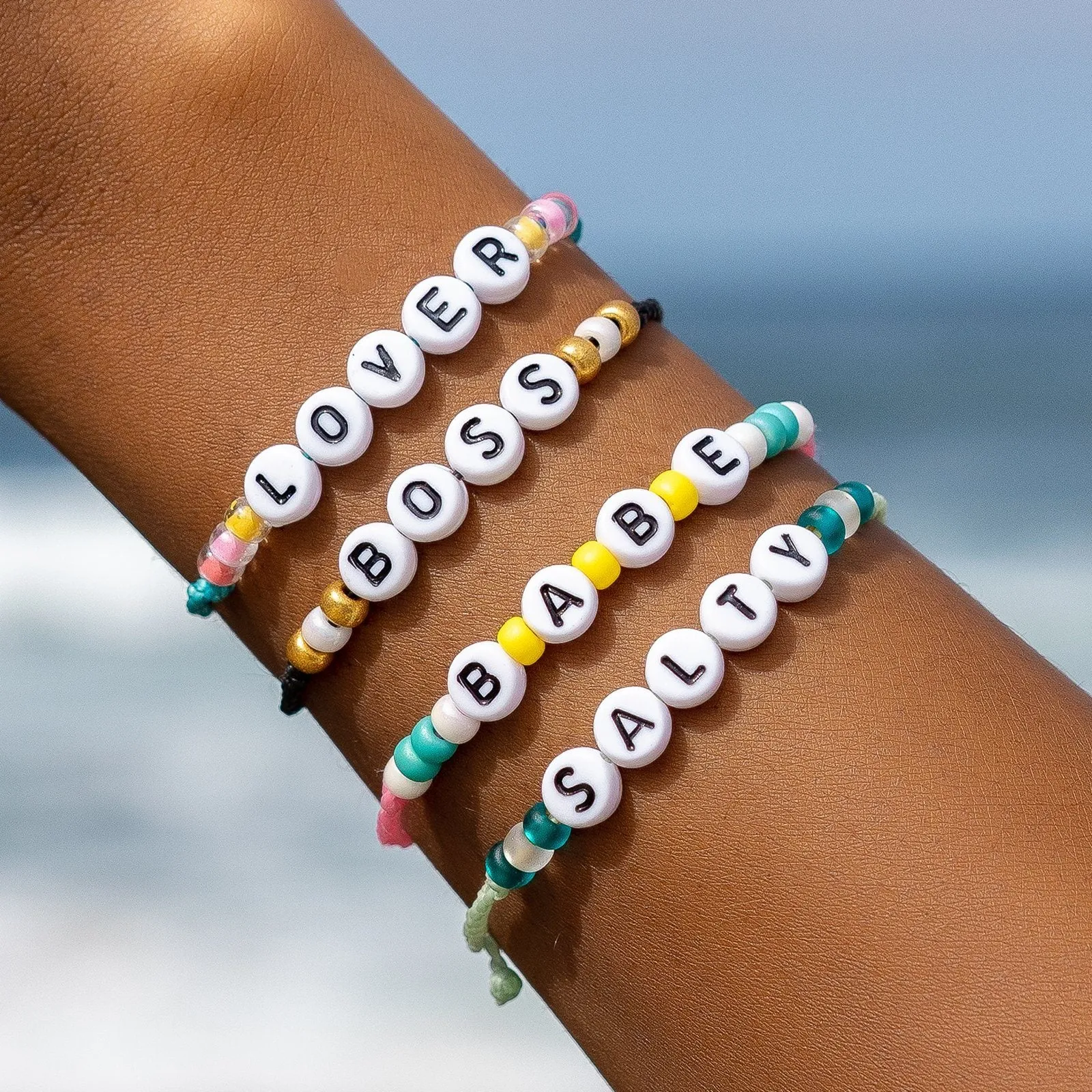 Babe Alphabet Bead Bracelet