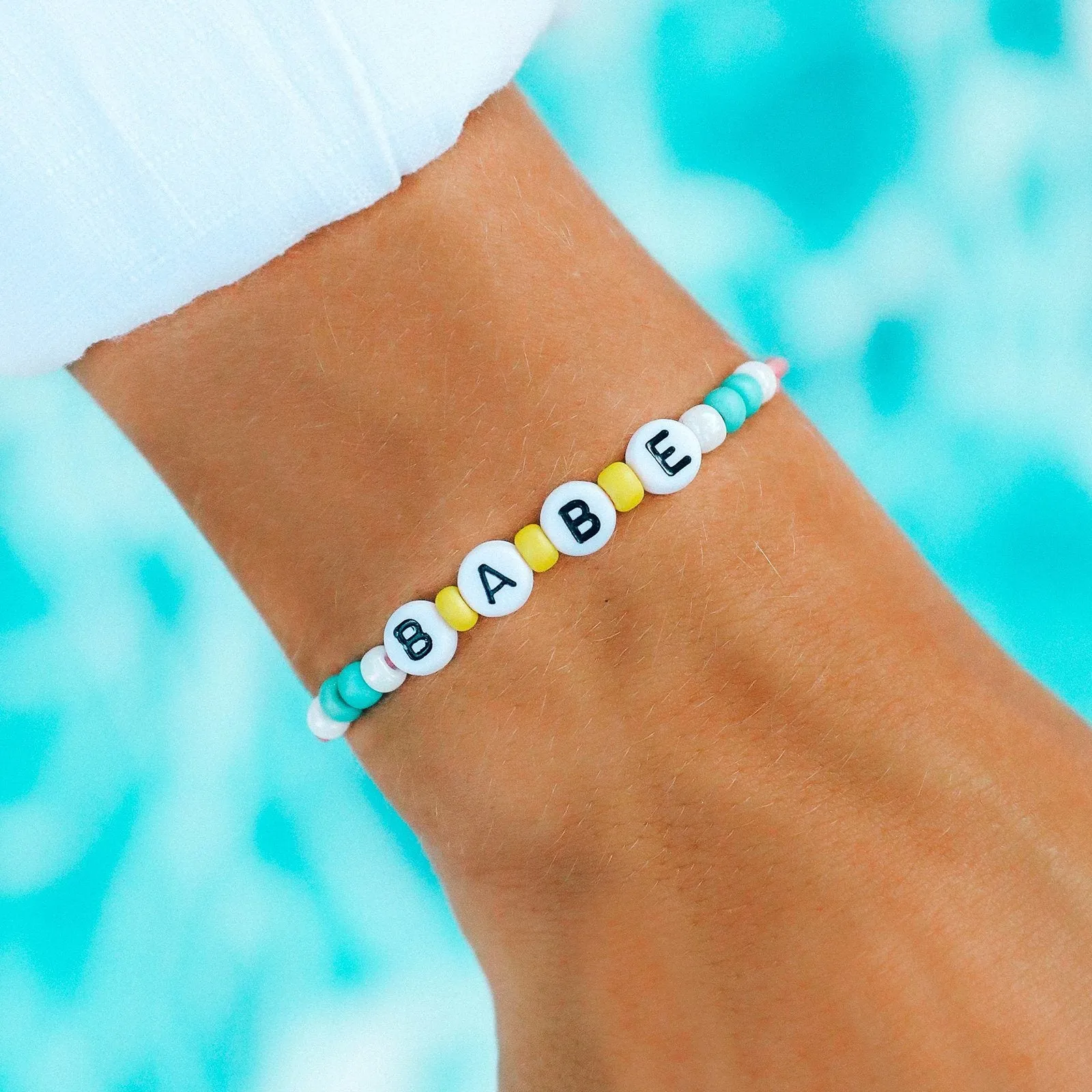 Babe Alphabet Bead Bracelet