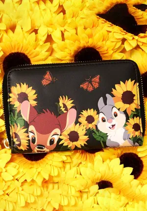 Bambi: Sunflower Friends | ZIP AROUND WALLET