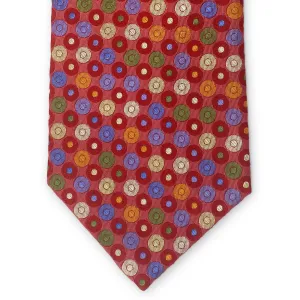 Bespoke Circle Field: Tie - Red