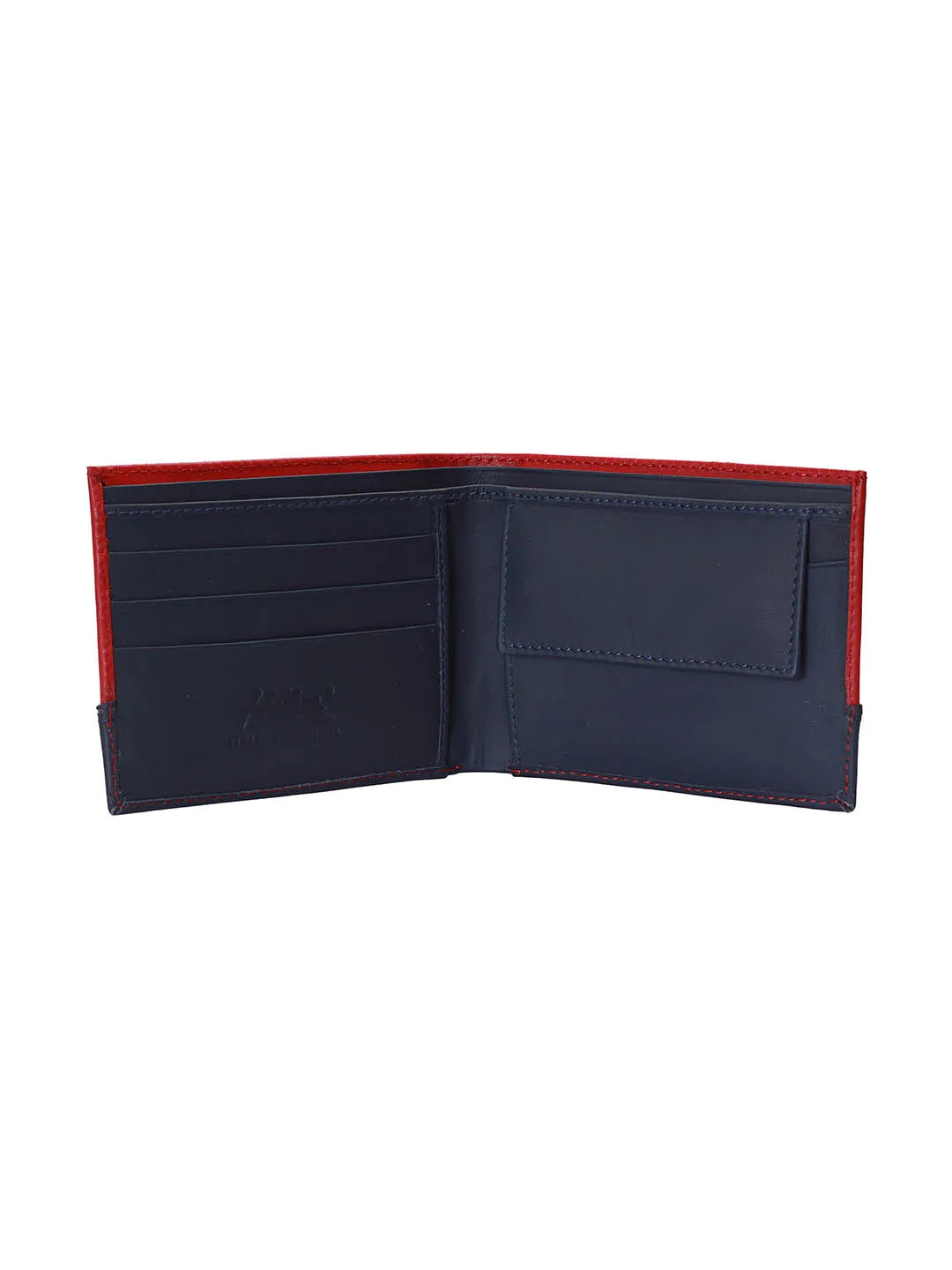 BS-3017 RED/BLUE LEATHER WALLETS