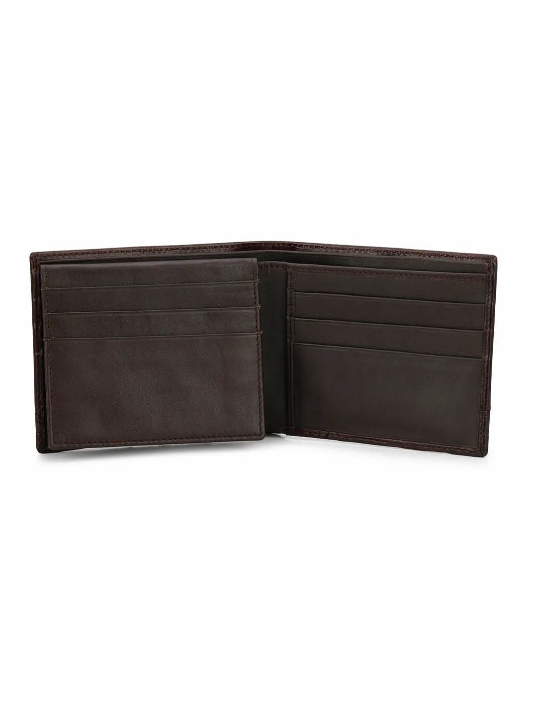 BS-CROCO-1568 BLACK LEATHER WALLETS