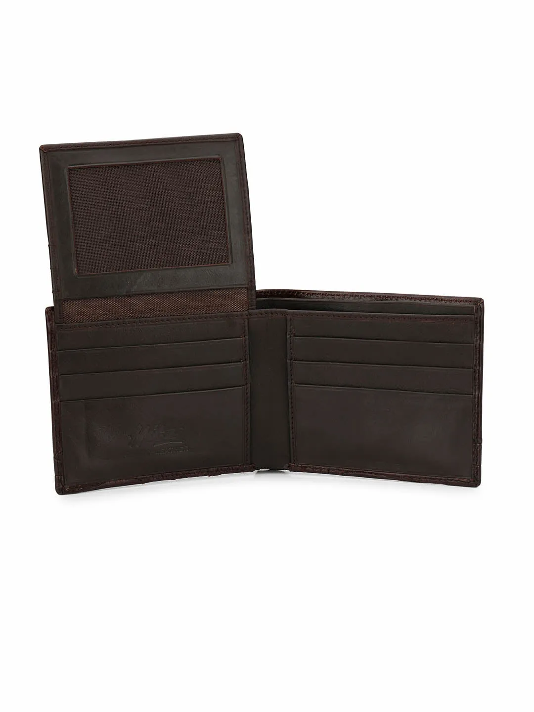 BS-CROCO-1568 BLACK LEATHER WALLETS