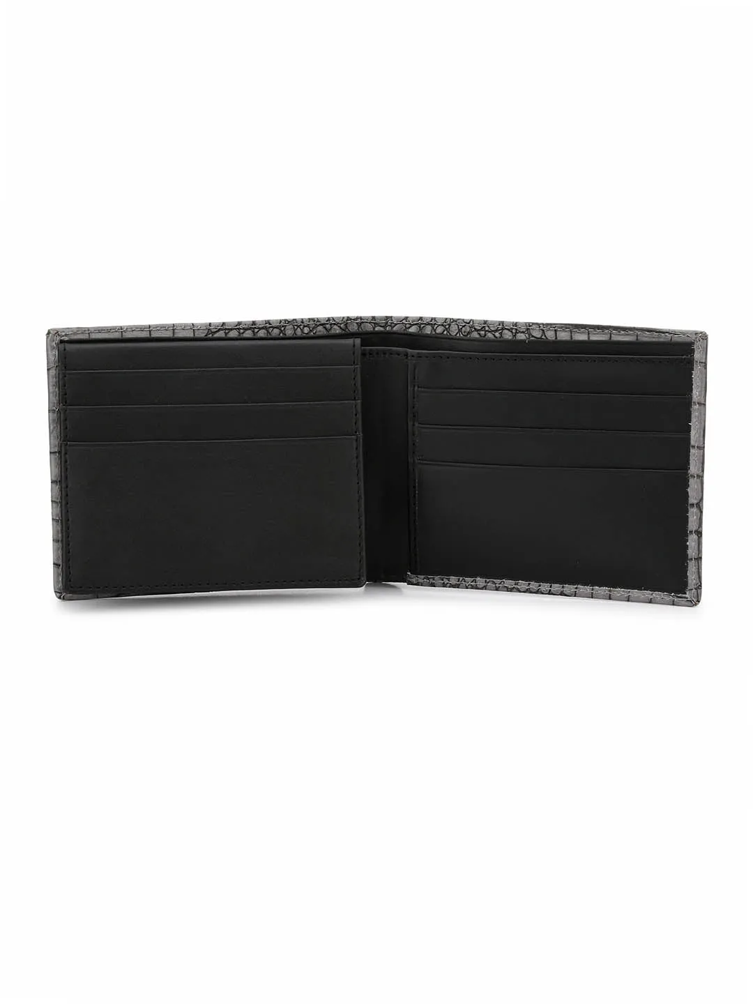 BS-CROCO-1568 GREY LEATHER WALLETS