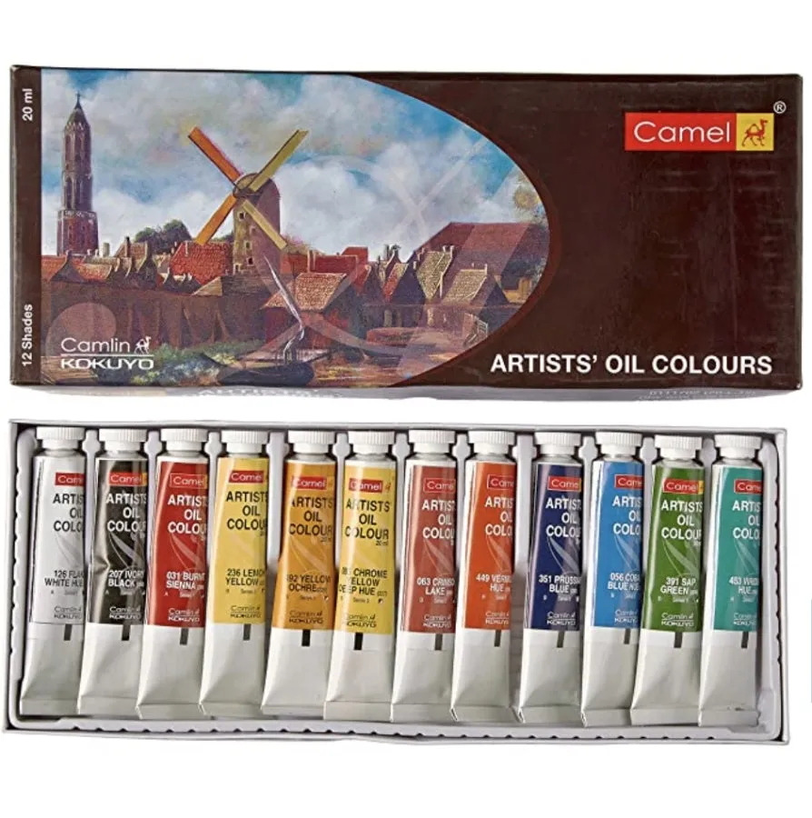 Camel Artist's Oil Colours