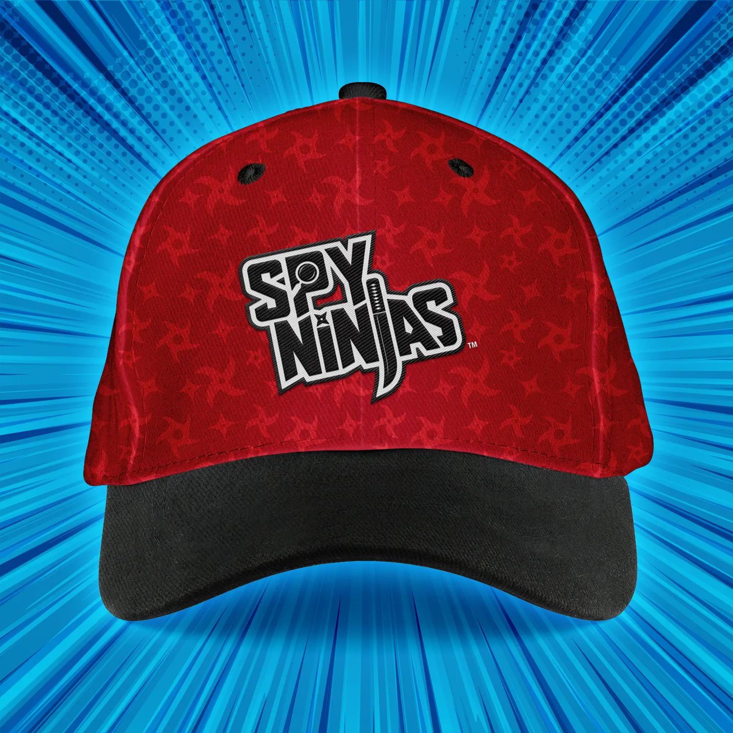 Cap - Spy Ninjas - Red Sublimated / Black Bill