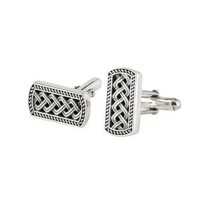 Celtic Ingot Silver Cufflinks