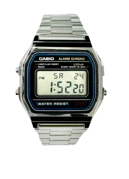 Casio Classic Digital Watch, Model A158W-159, Retro Style