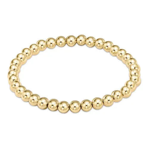 classic gold 5mm bead bracelet by enewton