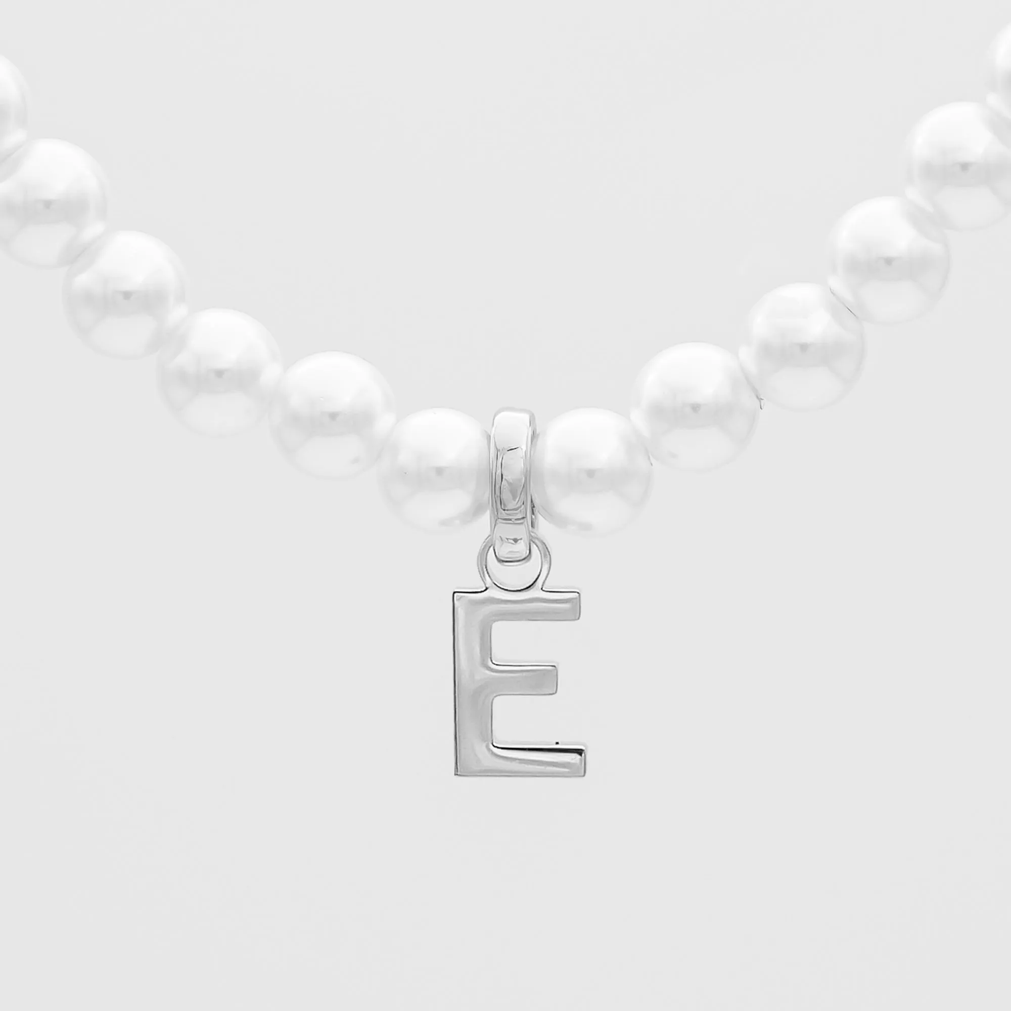 Classic Pearl Initial Necklace