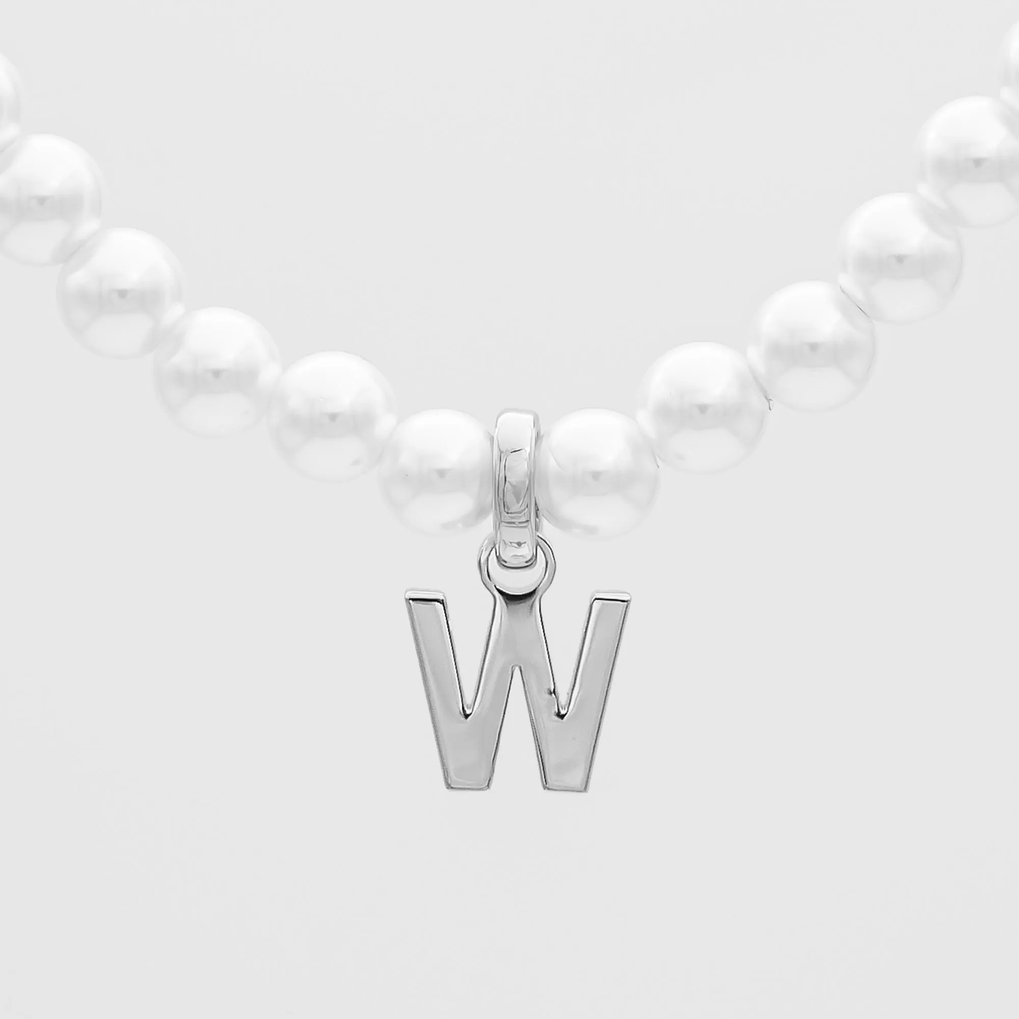 Classic Pearl Initial Necklace