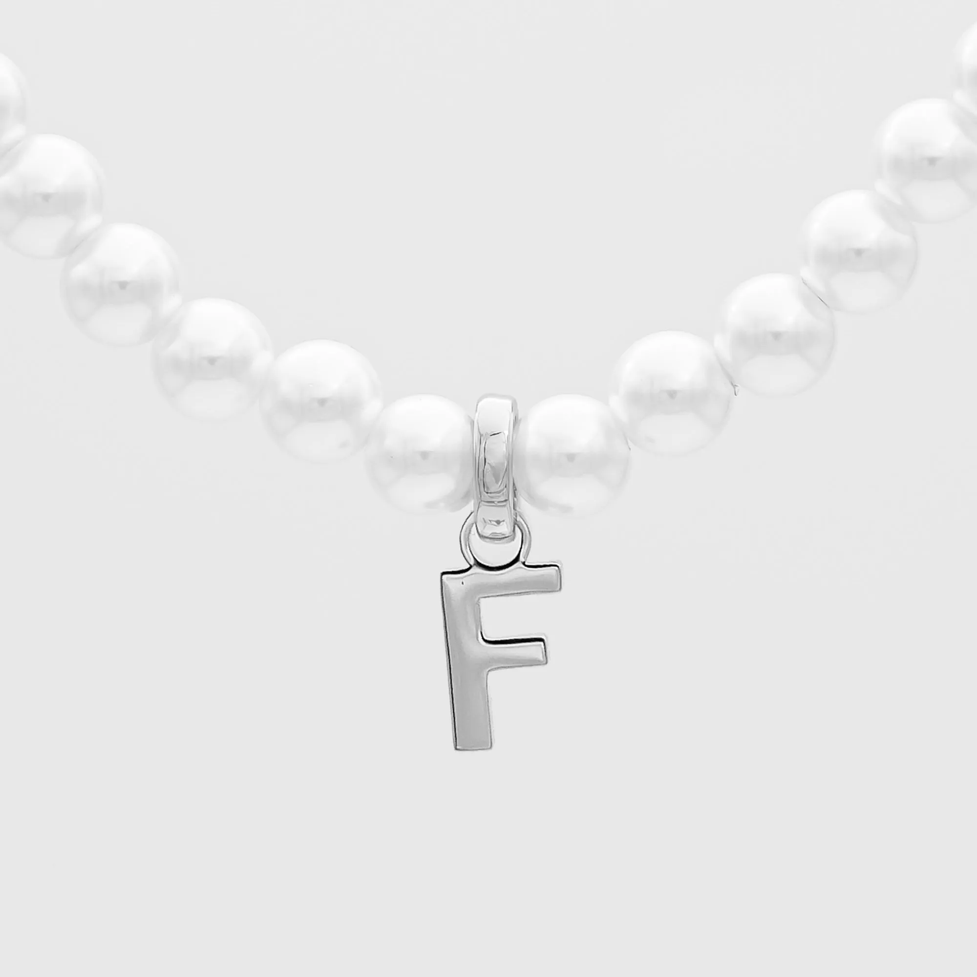 Classic Pearl Initial Necklace