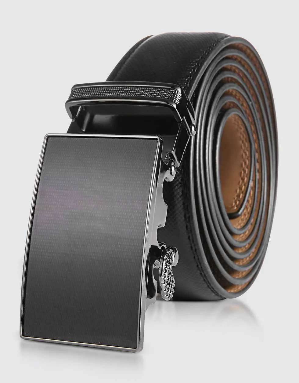 Commanding Buckle Ratchet Belt