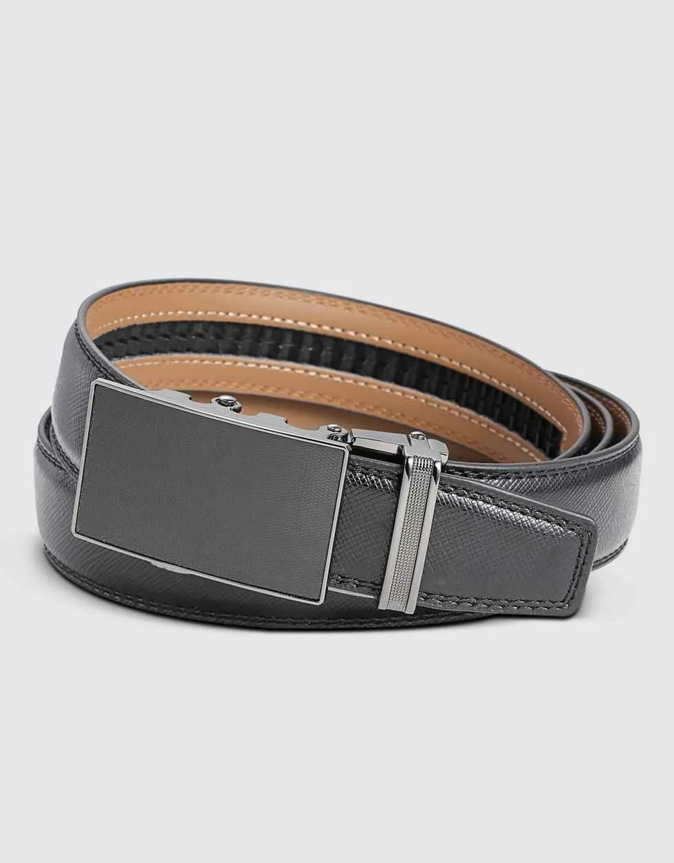 Commanding Buckle Ratchet Belt