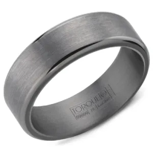 Crown Ring - Torque - Tantalum Men's Wedding Band TA-002-7M