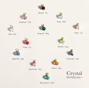 Crystal Birthstones Charms Add On