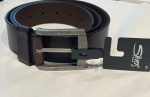 CUSTOM LEATHER PEBBLE STRAP BELT