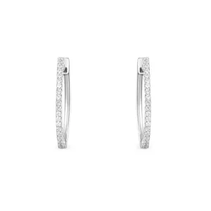 Dainty Hoop Earrings - Silver