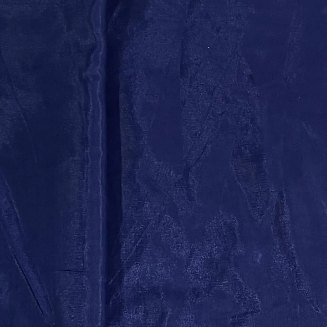 Dark Blue Solid Shantoon Fabric