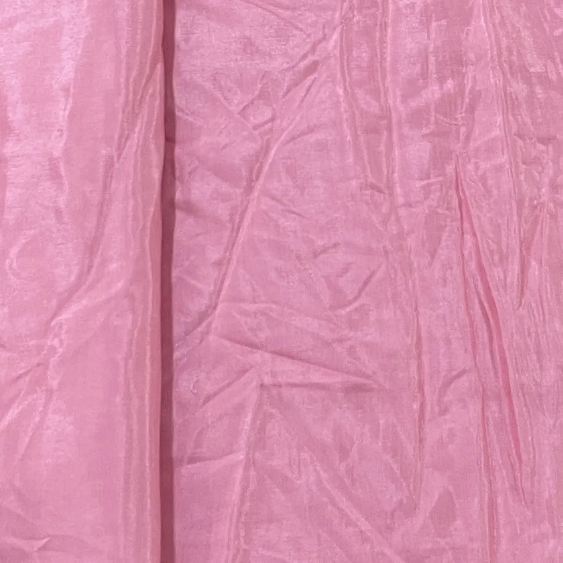 Dark Coral Pink Solid Shantoon Fabric