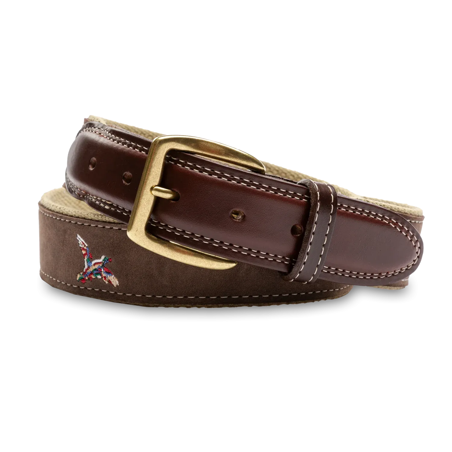 Duck Head Embroidered Mallard Belt