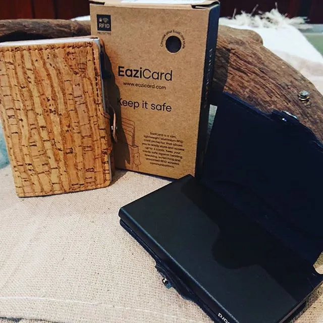 EaziCard RFID Cork 2 Wallet | Black