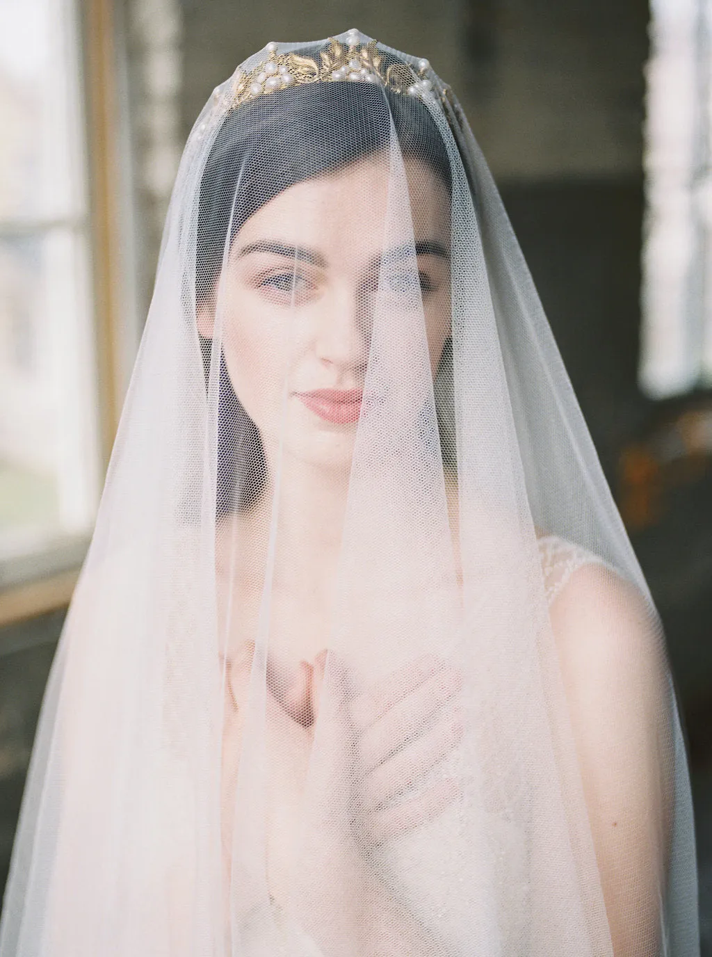 ELEANOR | Gold Bridal Crown