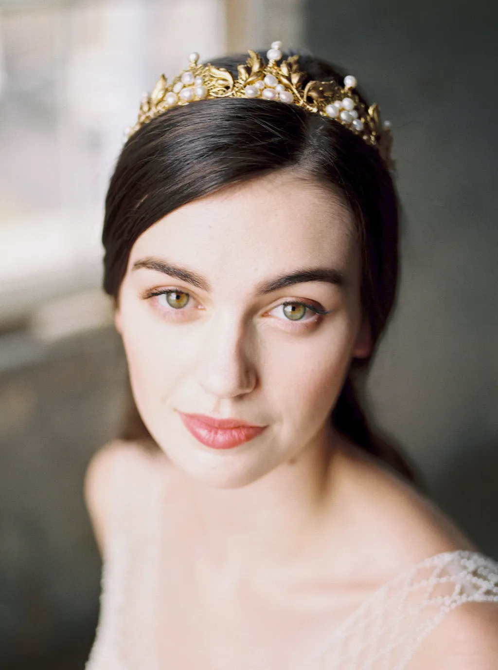 ELEANOR | Gold Bridal Crown