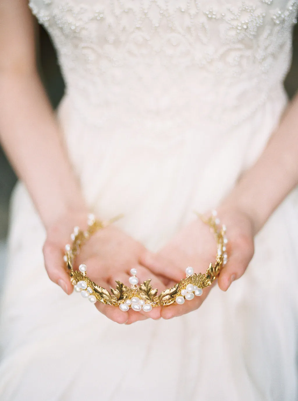 ELEANOR | Gold Bridal Crown