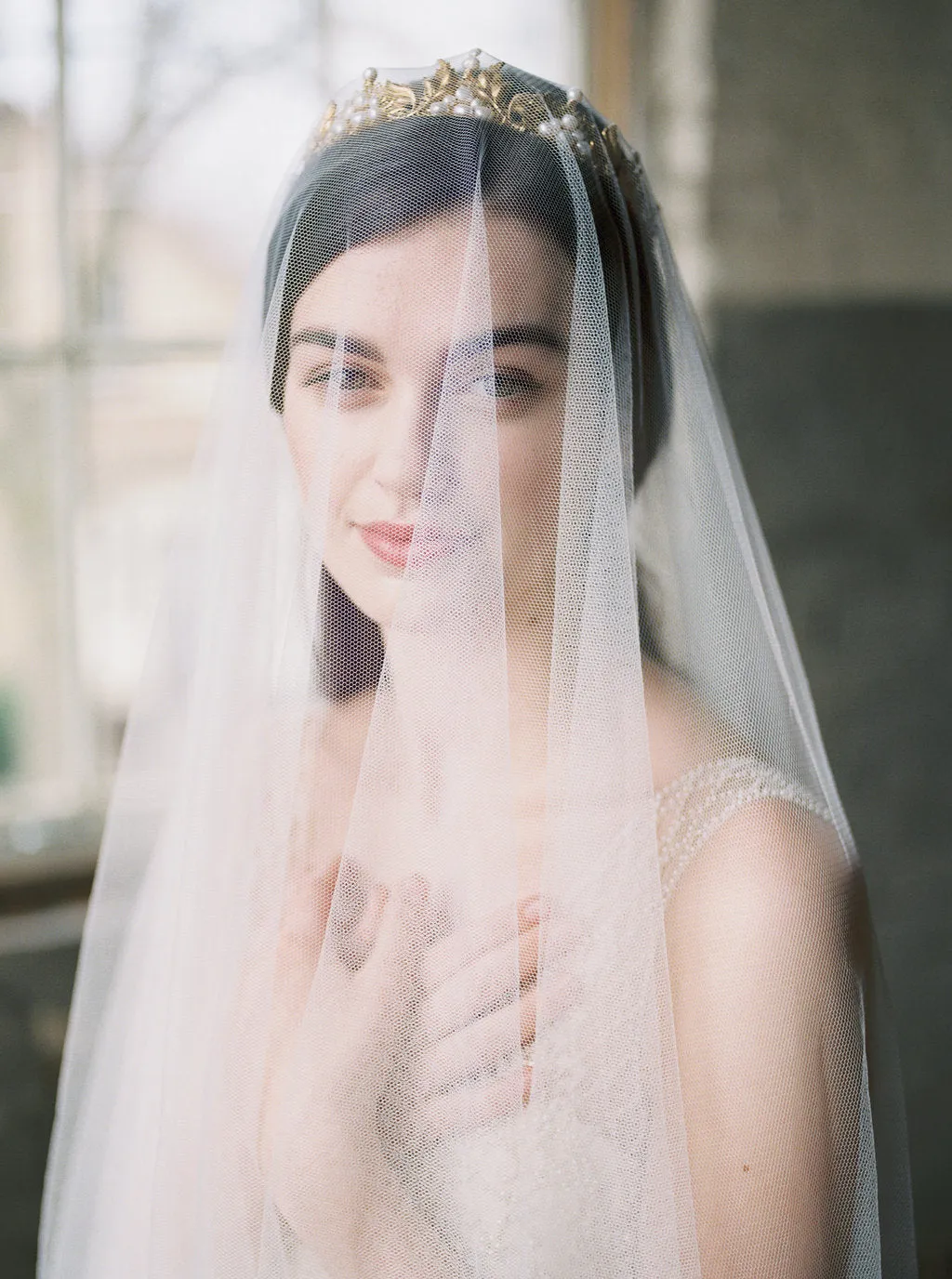 ELEANOR | Gold Bridal Crown