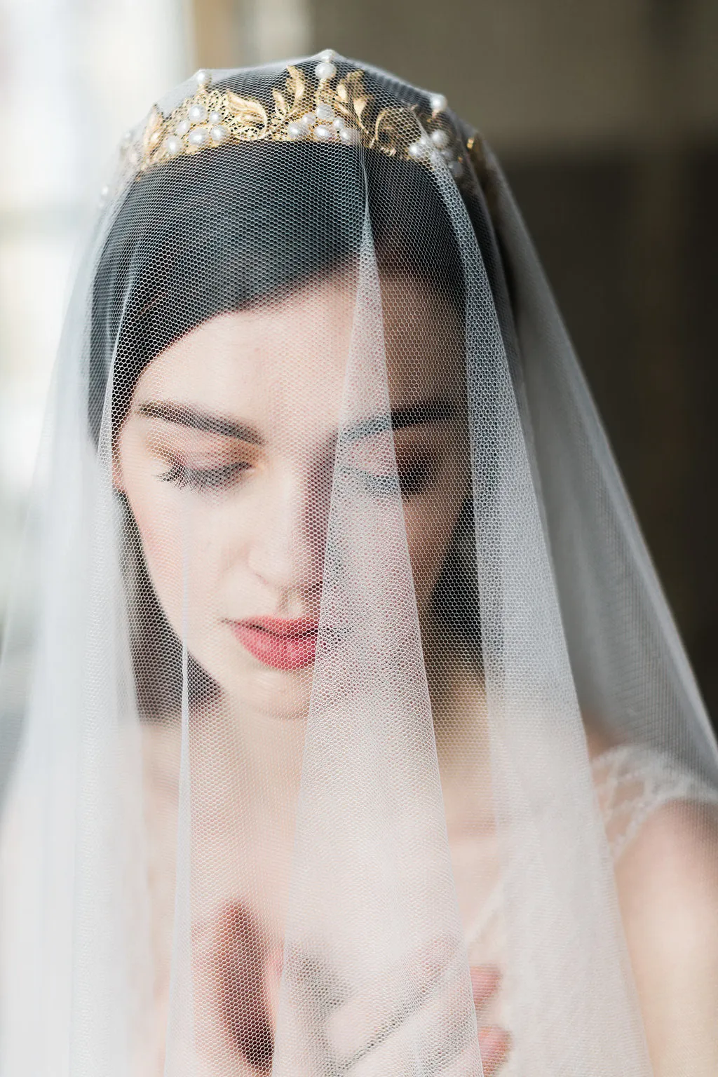 ELEANOR | Gold Bridal Crown