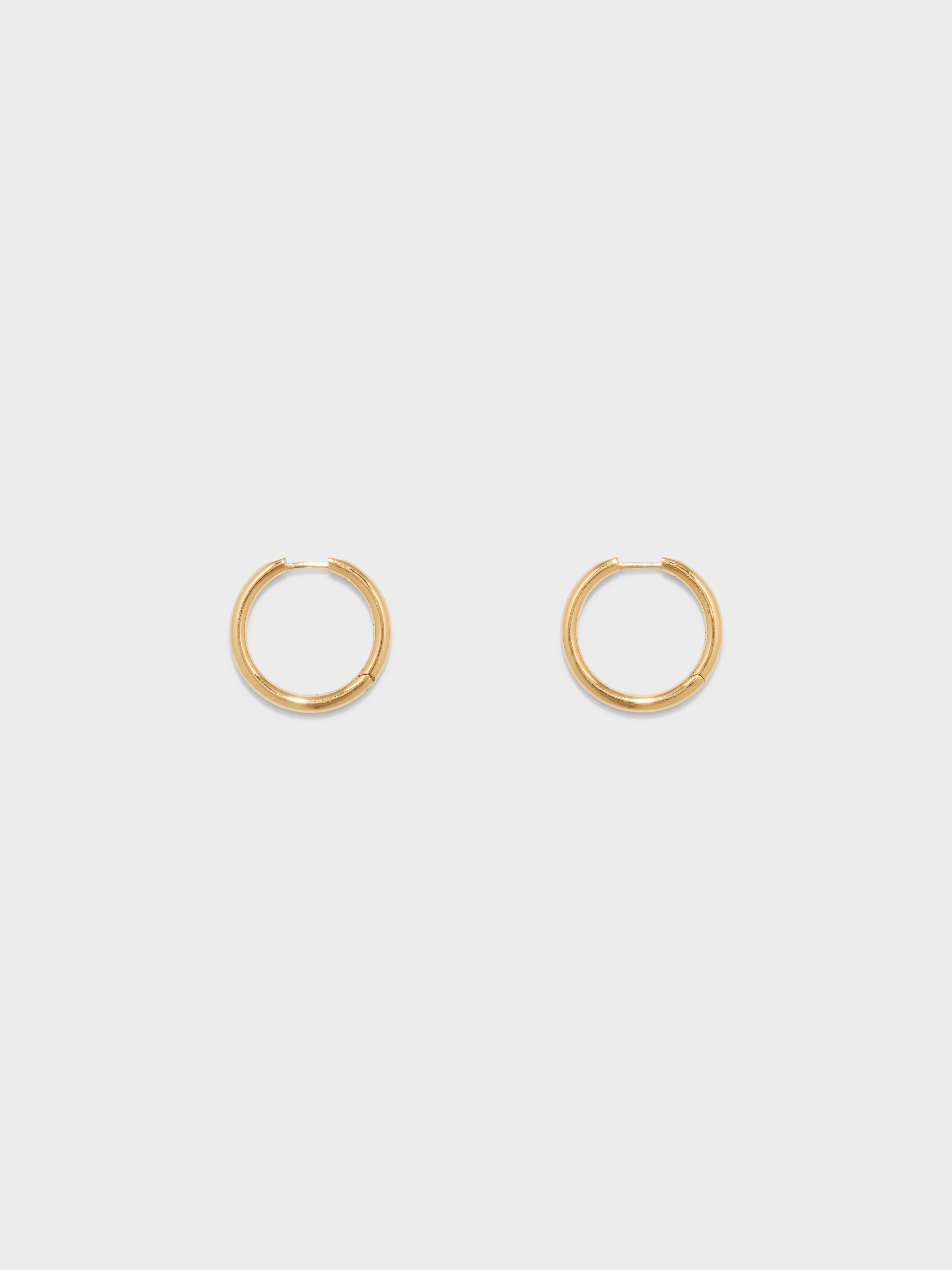 Elona Medium 18kt Gold-Plated Hoop Earrings