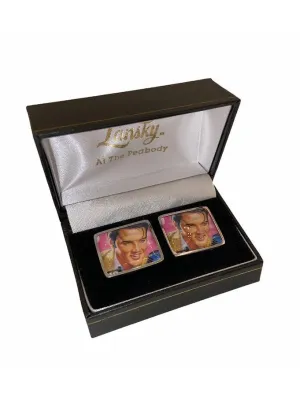 Elvis Presley Stamp Cufflinks