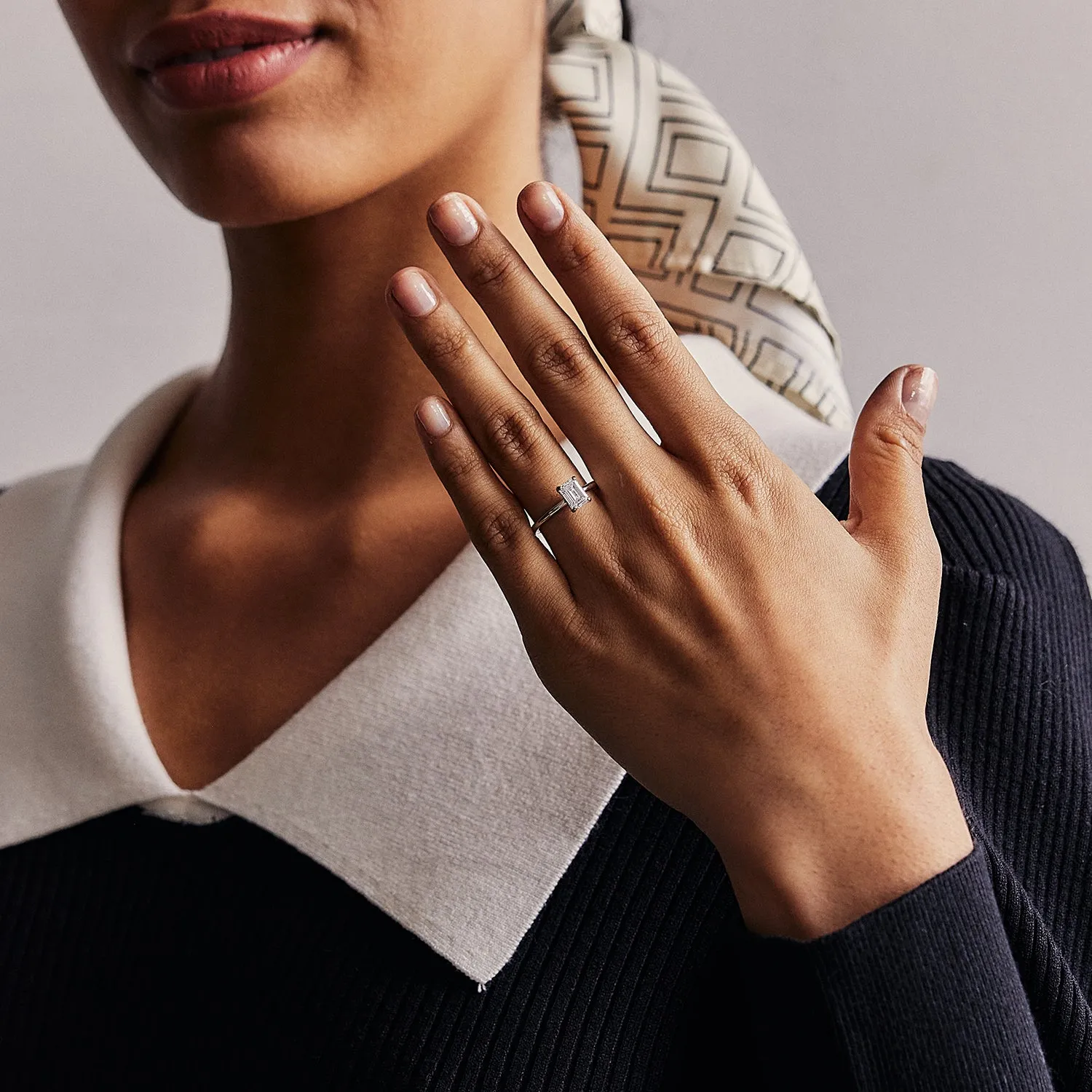 Emerald Cut Engagement Ring