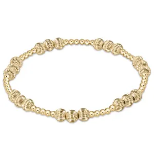 Enewton  dignity joy pattern 5mm bead bracelet - gold